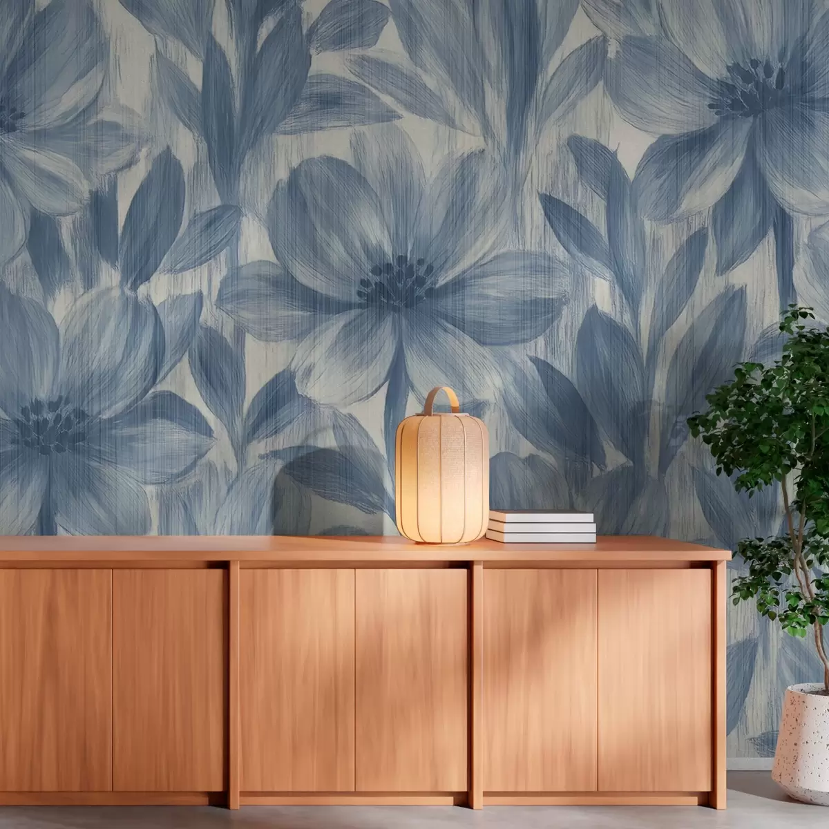 murais de parede Flores elegantes em aguarela w03821