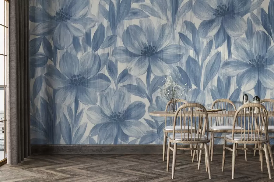 murais de parede Flores elegantes em aguarela w03821