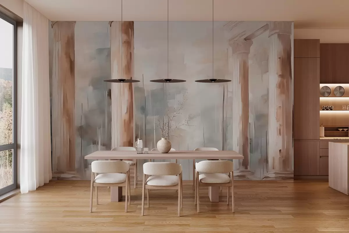 murais de parede Colunas abstractas w03844