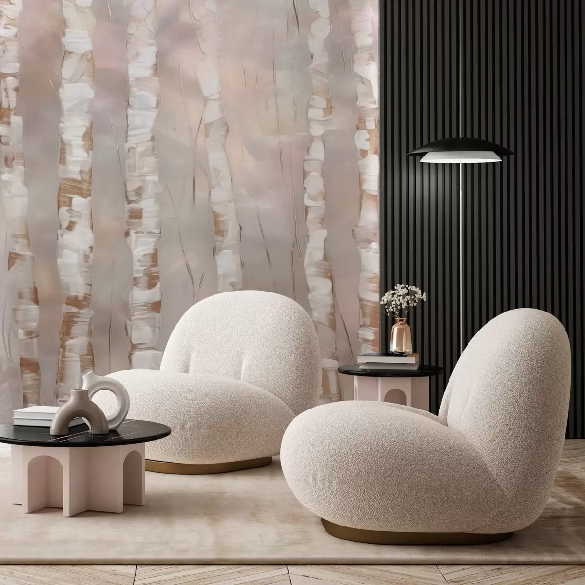 murais de parede Árvores abstractas w03851