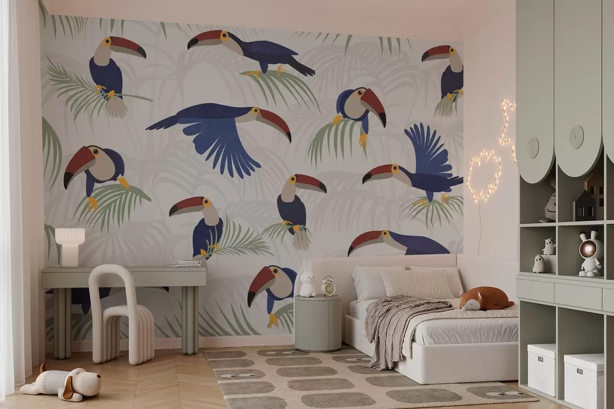 murais de parede Tucanos w03854