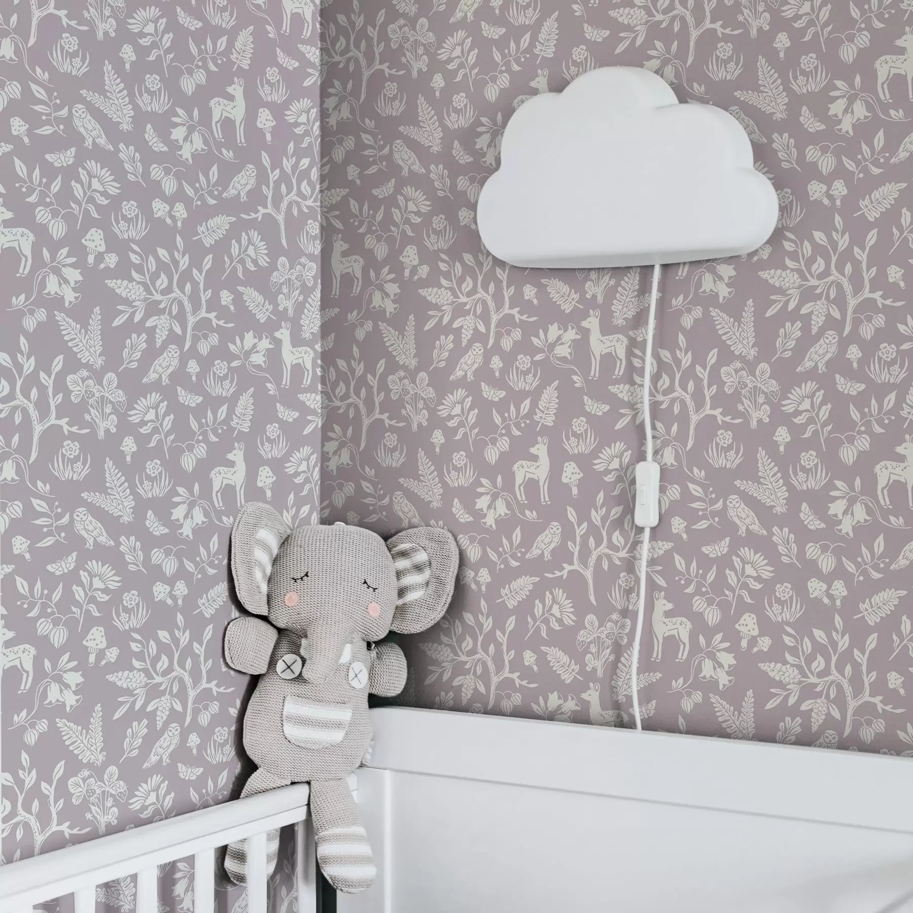 murais de parede Mini animais escandinavos com plantas a00149v1