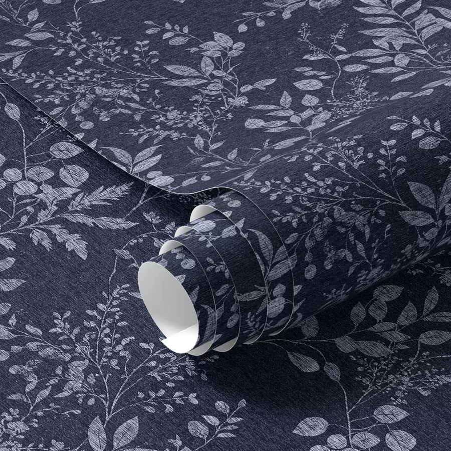 murais de parede Impressão botânica clara sobre um fundo escuro a00166