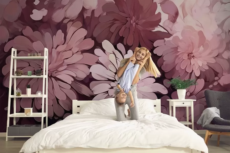 murais de parede Flores grandes w03894