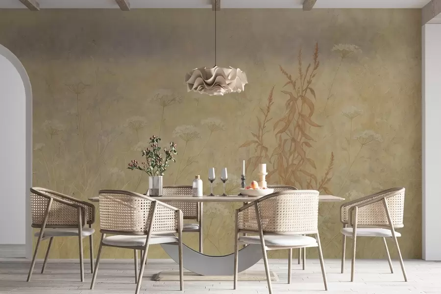 murais de parede Campo de aguarela w03972