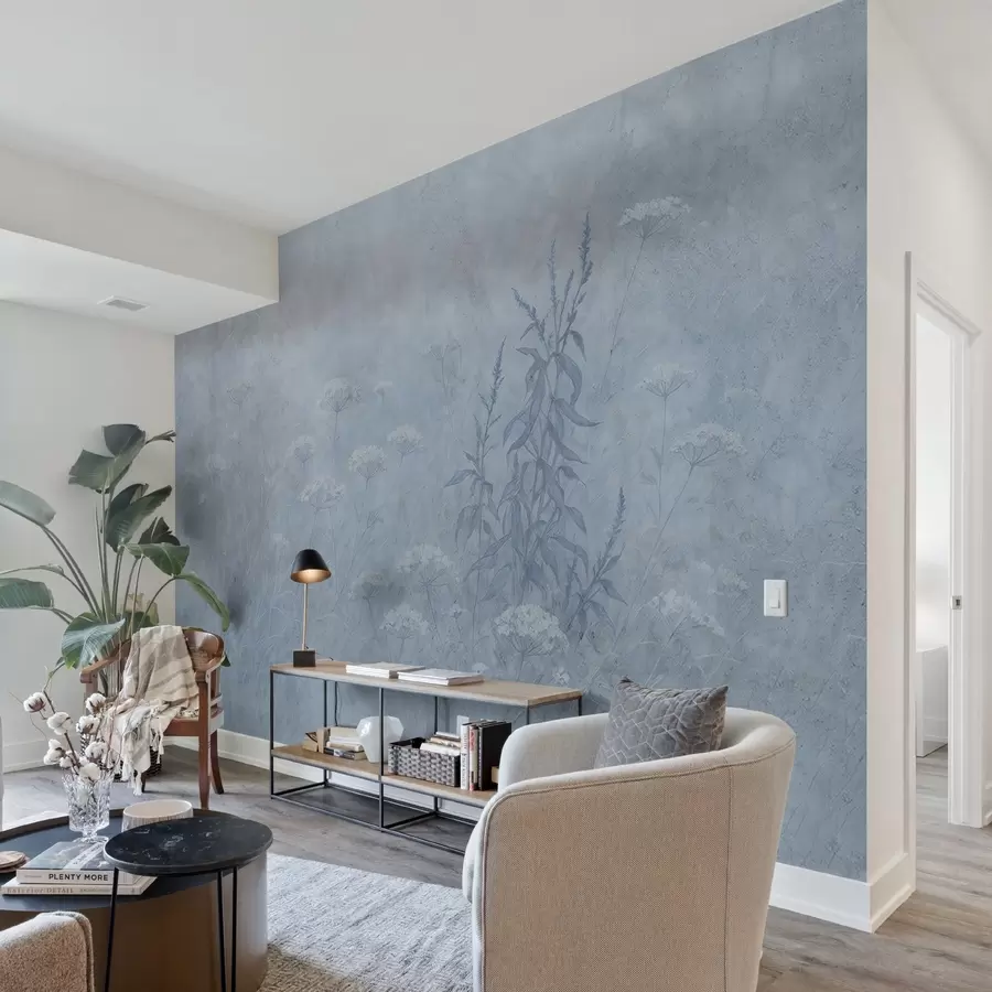 murais de parede Campo de aguarela w03972v1