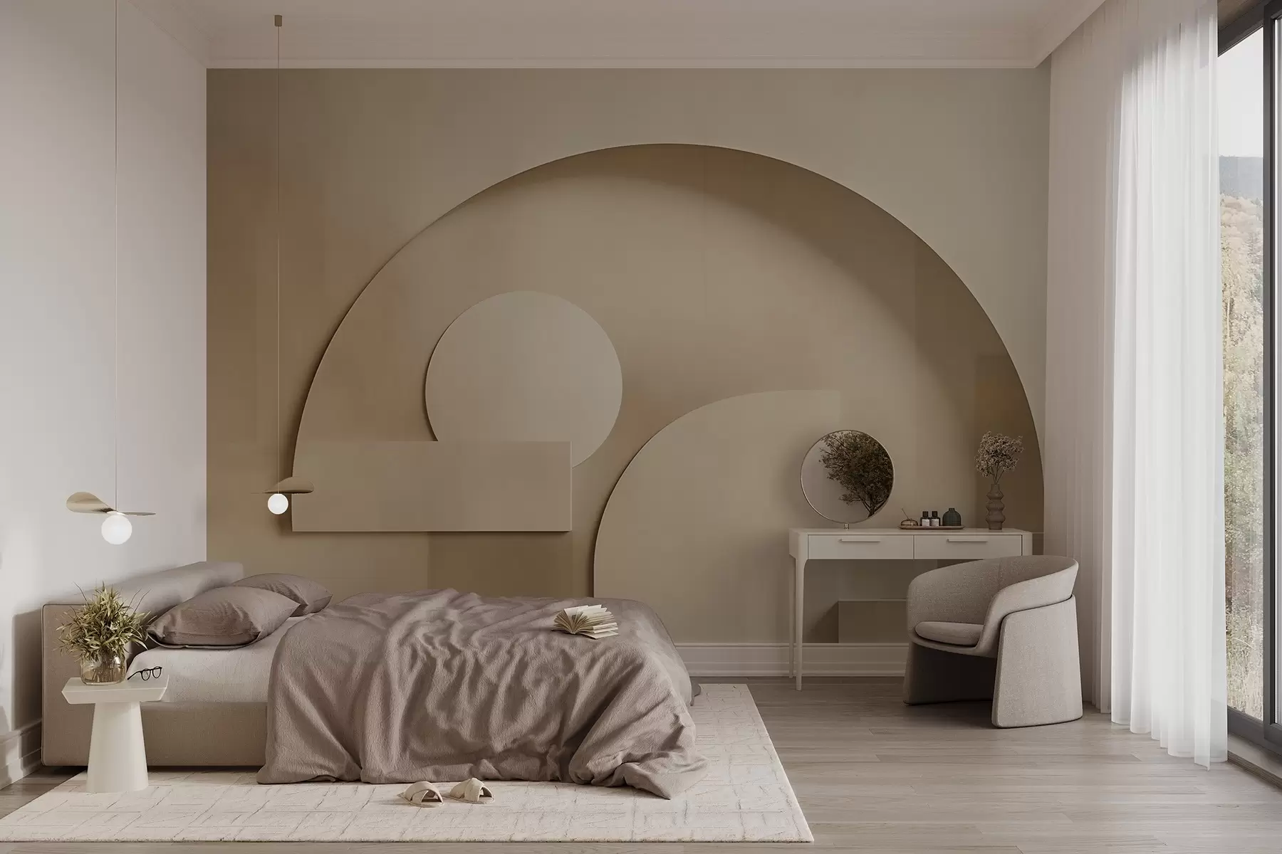 murais de parede Arquitetura w03918