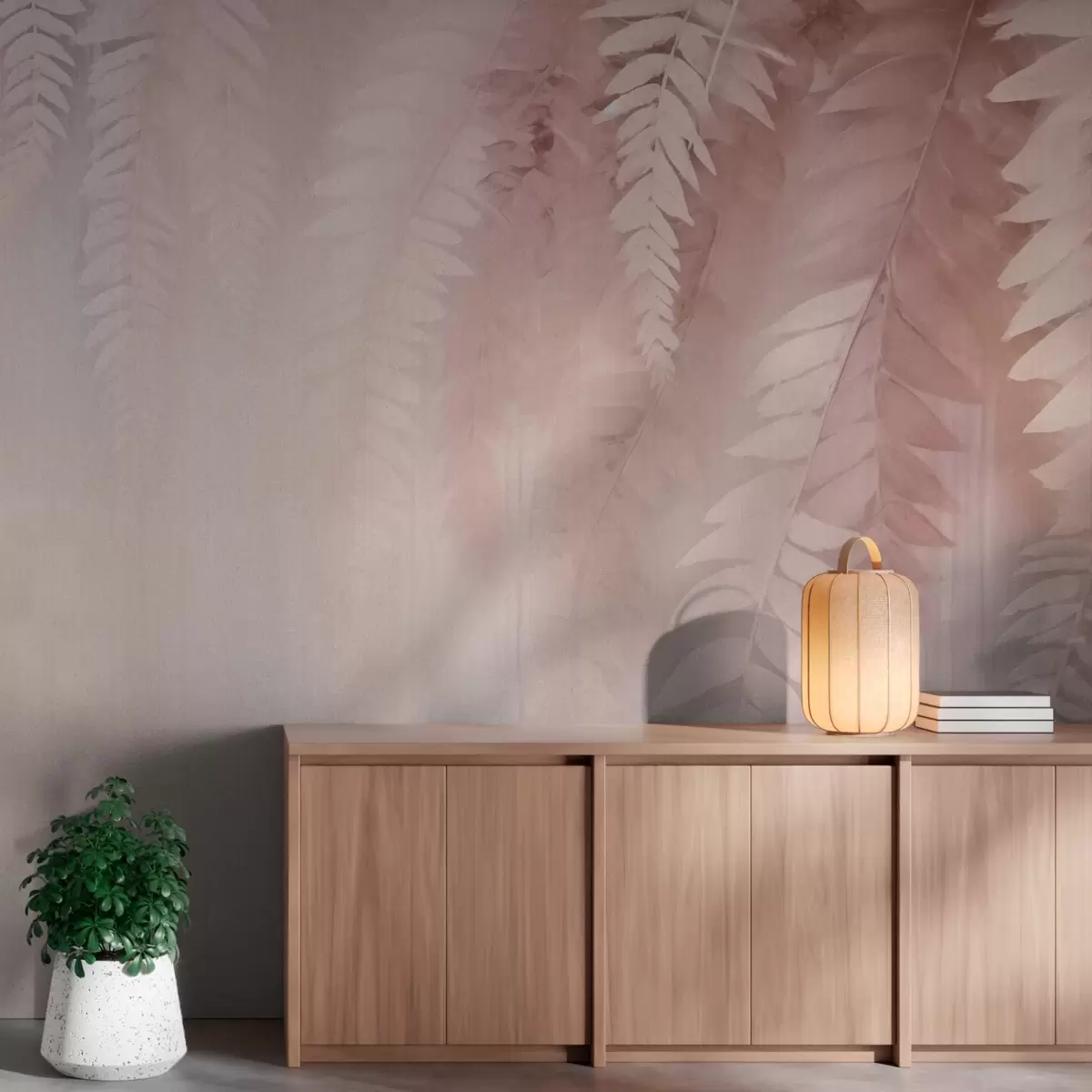 murais de parede Folhas a cair w09176