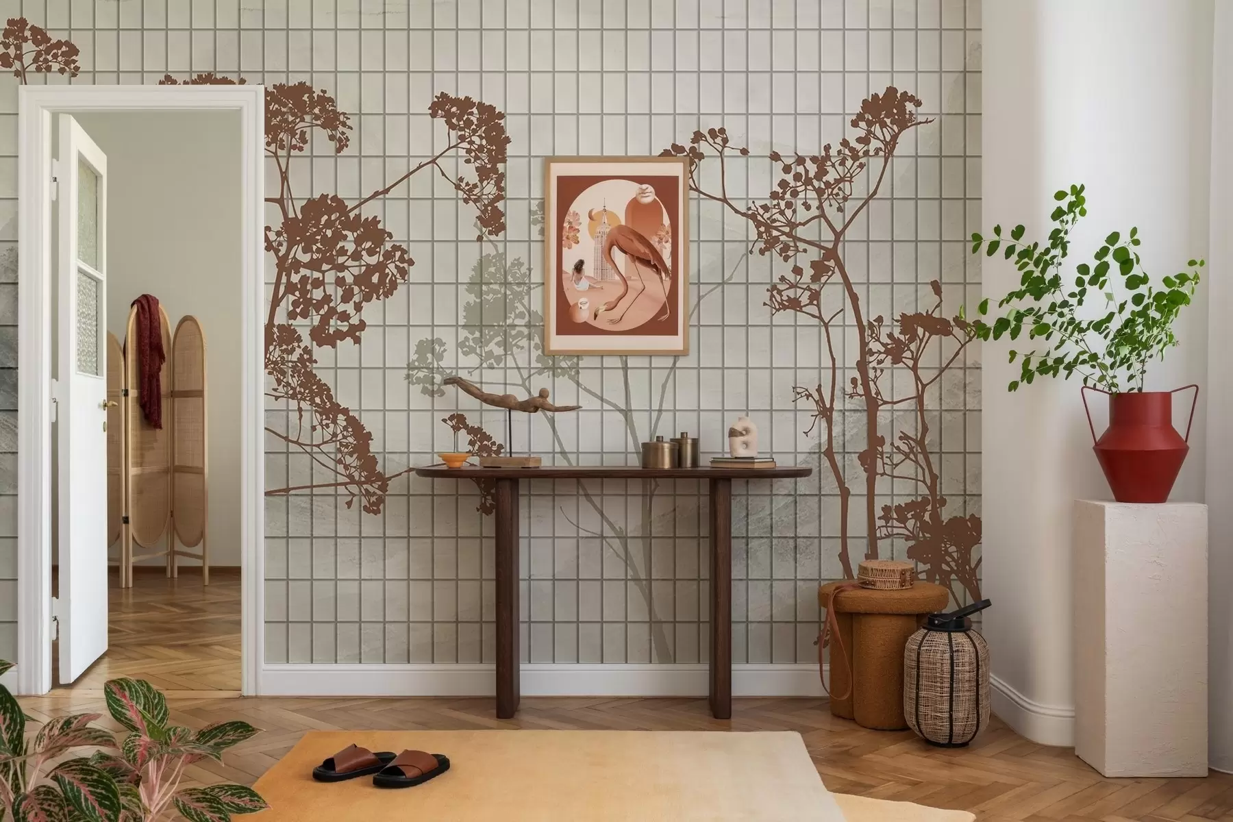 murais de parede Luminária w04088