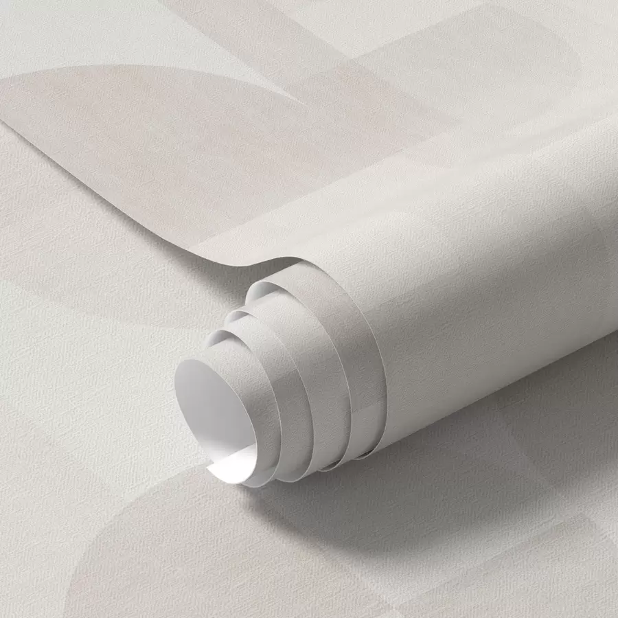 murais de parede Geometria minimalista numa paleta de creme claro a00189