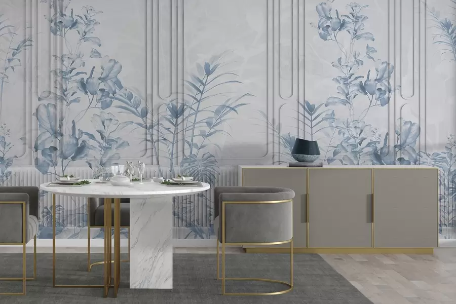 murais de parede Plantas em painéis w04133v1