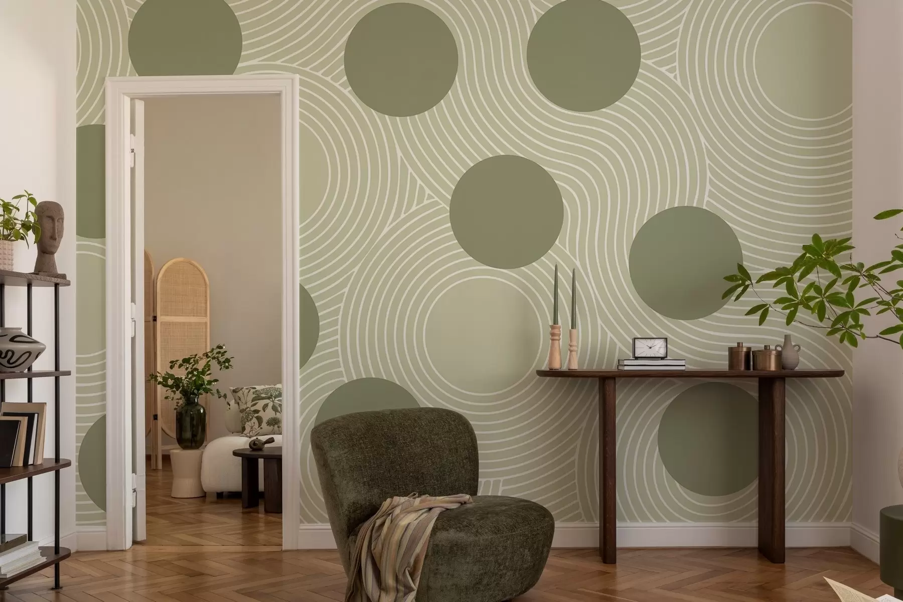 murais de parede Harmonia geométrica w04185v2