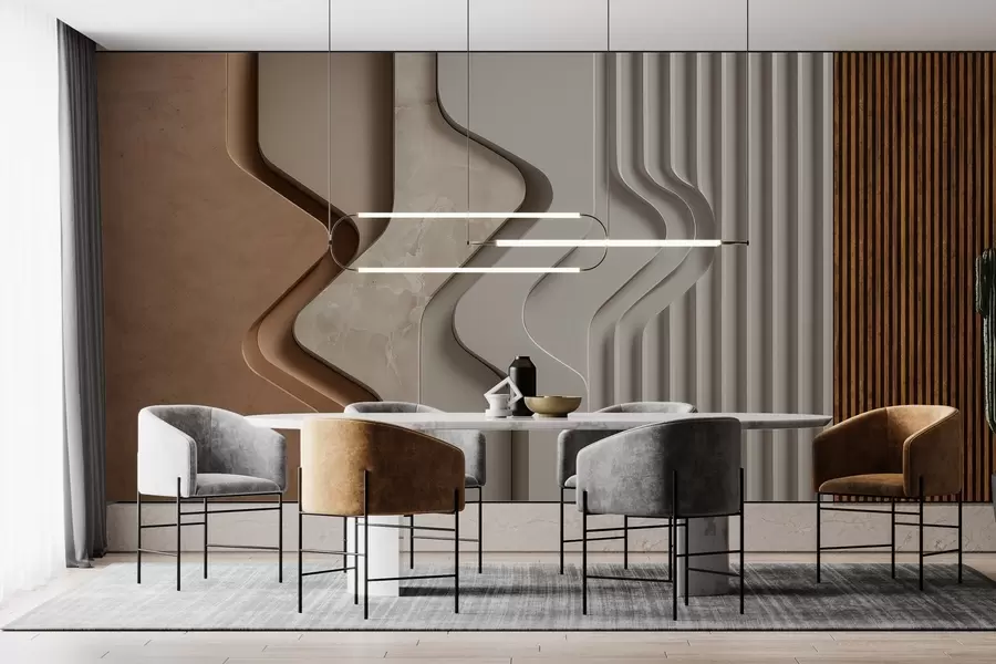 murais de parede Ilusões de textura w04188