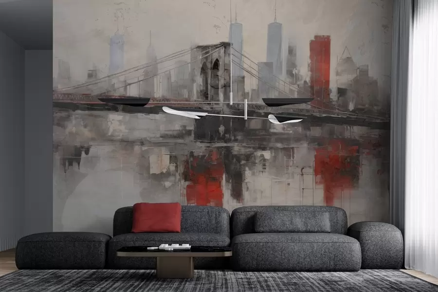 murais de parede Loftscape urbano w04192