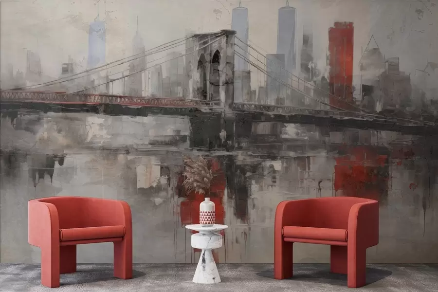 murais de parede Loftscape urbano w04192