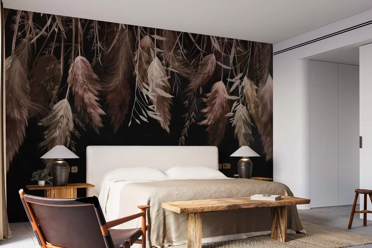 murais de parede Flores secas w04253v1