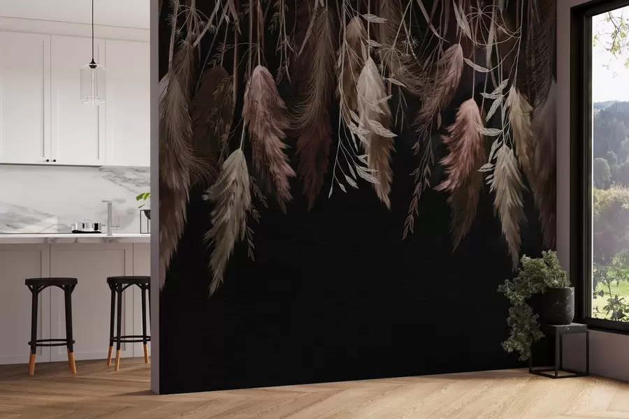 murais de parede Flores secas w04253v1