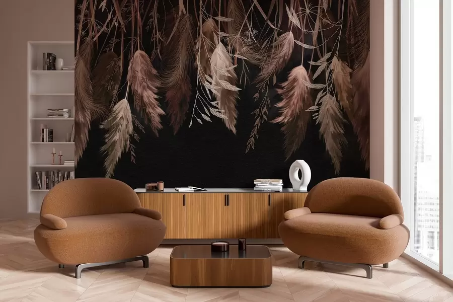 murais de parede Flores secas w04253v1