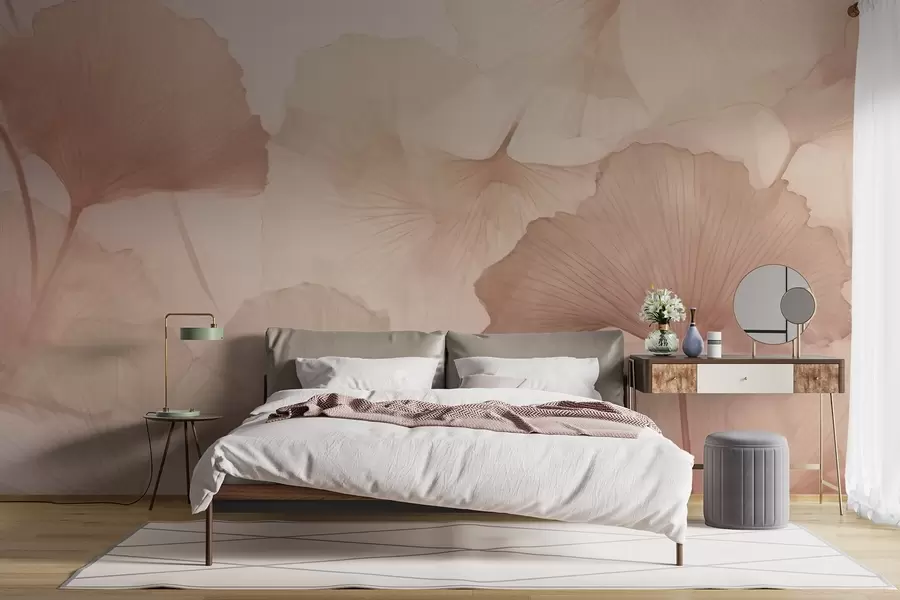 murais de parede Folhas de ginkgo w04280