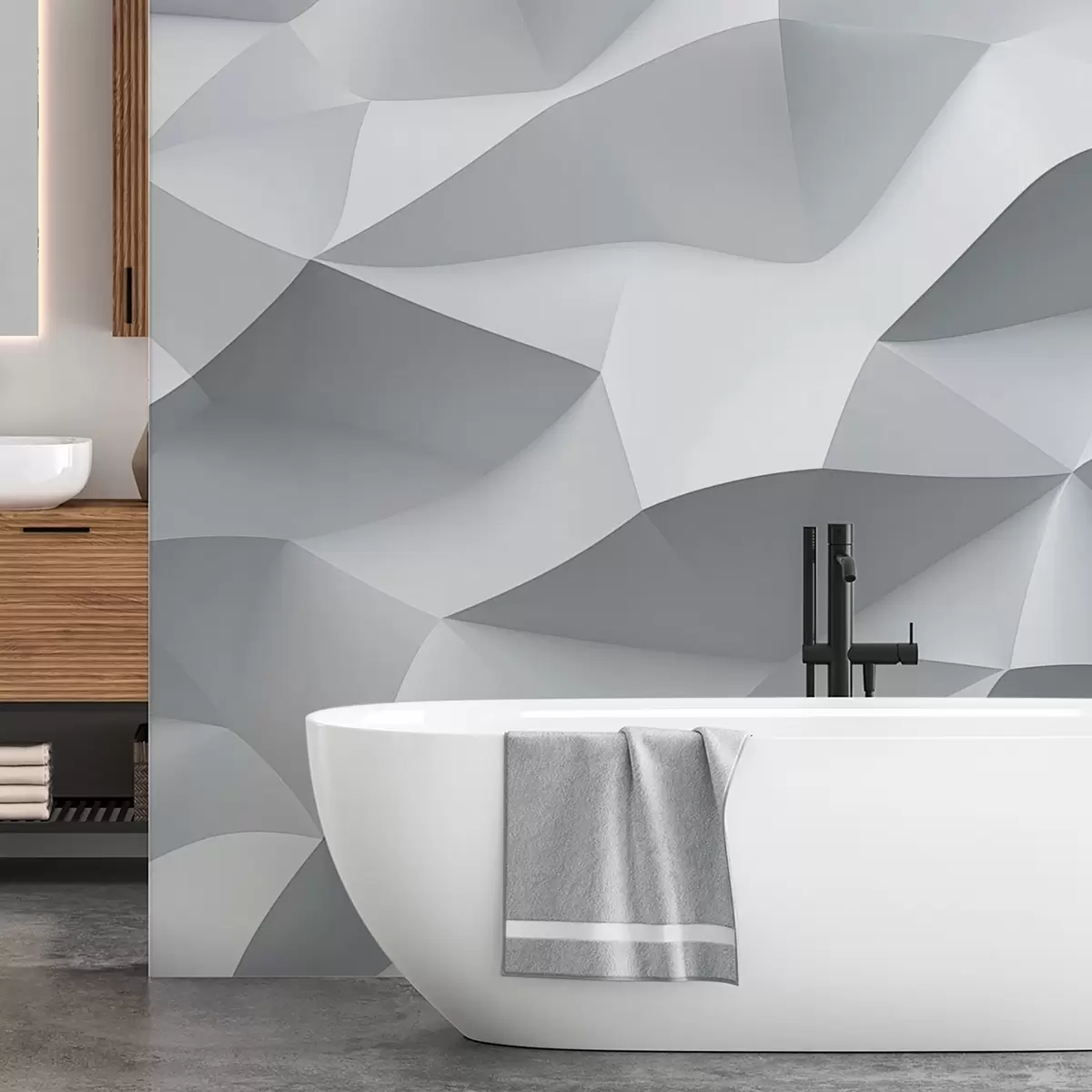 murais de parede Abstração geométrica w04267v1