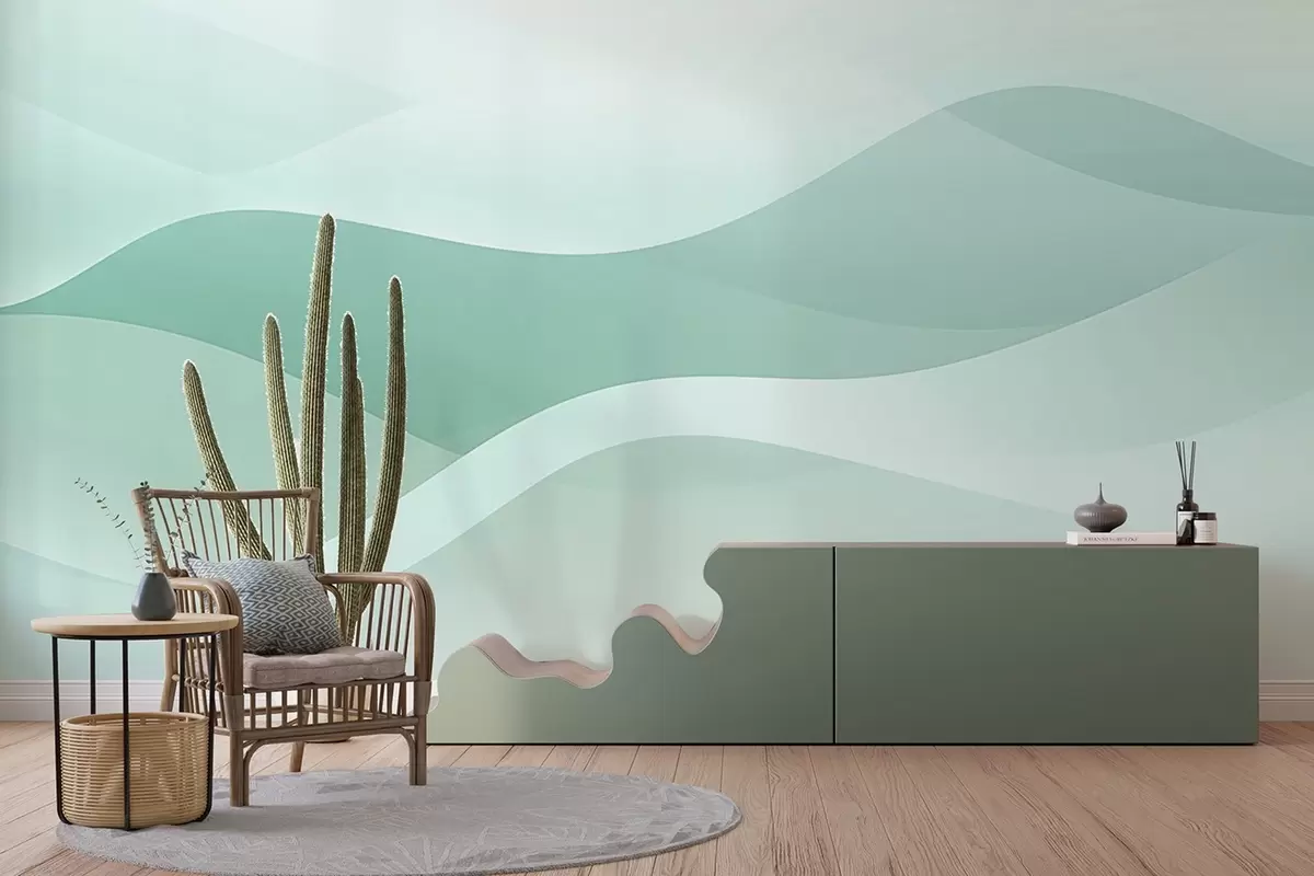 murais de parede Ondas abstractas w04288v1