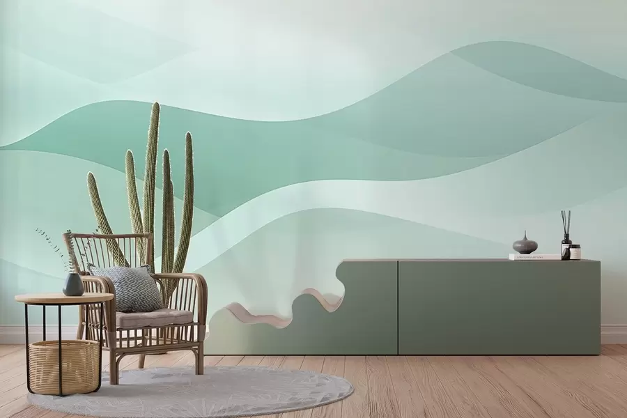 murais de parede Ondas abstractas w04288v1