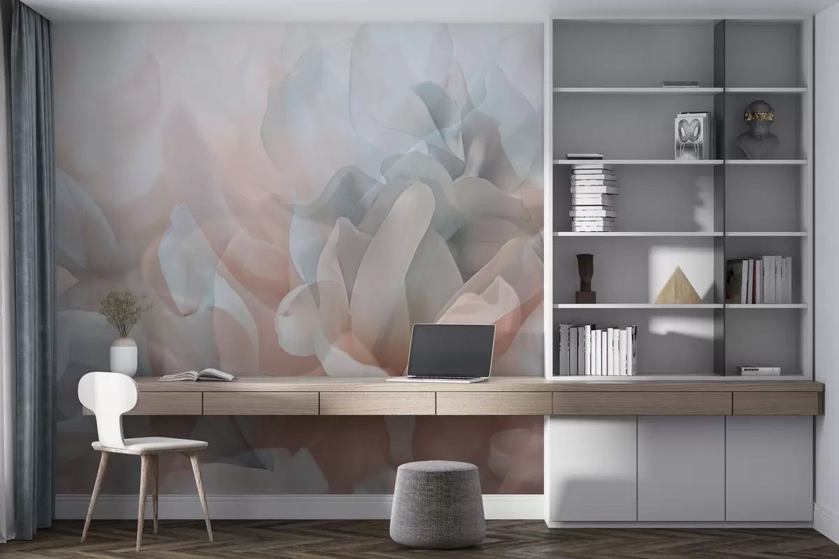 murais de parede Flores semi-transparentes w04320v1