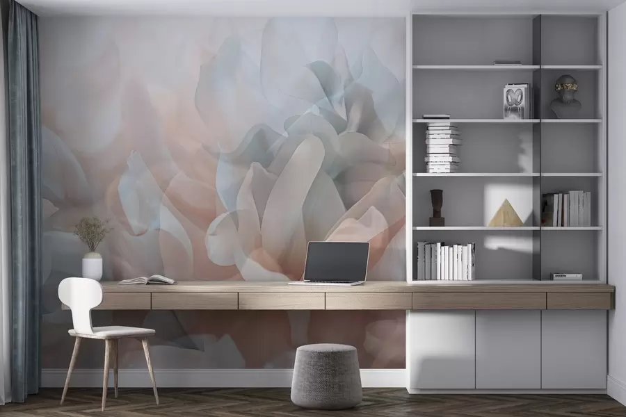 murais de parede Flores semi-transparentes w04320v1