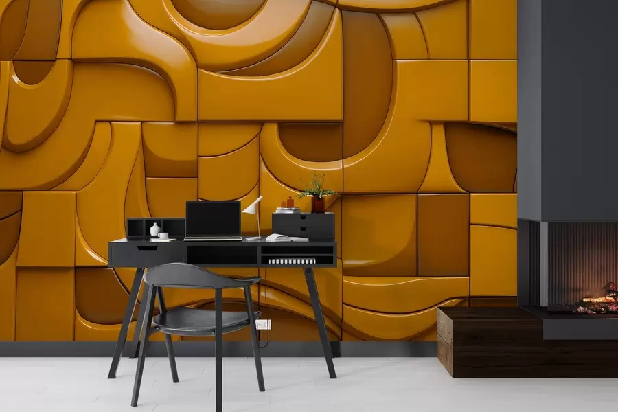 murais de parede Muro pintado em relevo w04321