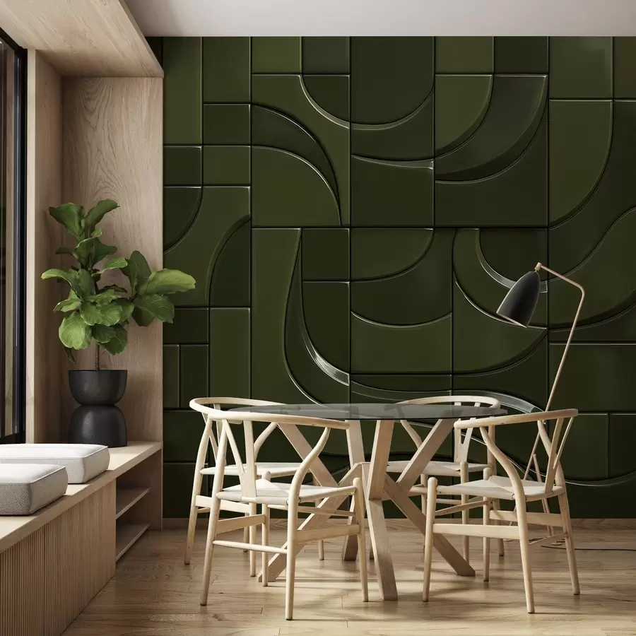 murais de parede Imitação de painéis brilhantes w04325