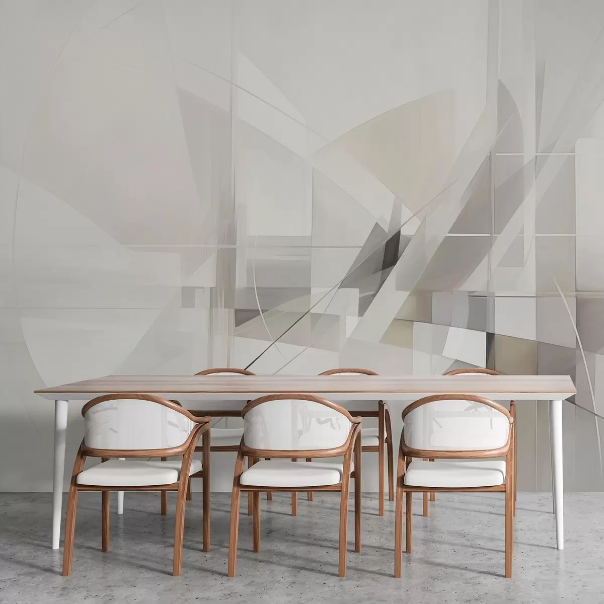 murais de parede Geometria abstrata w04380v1