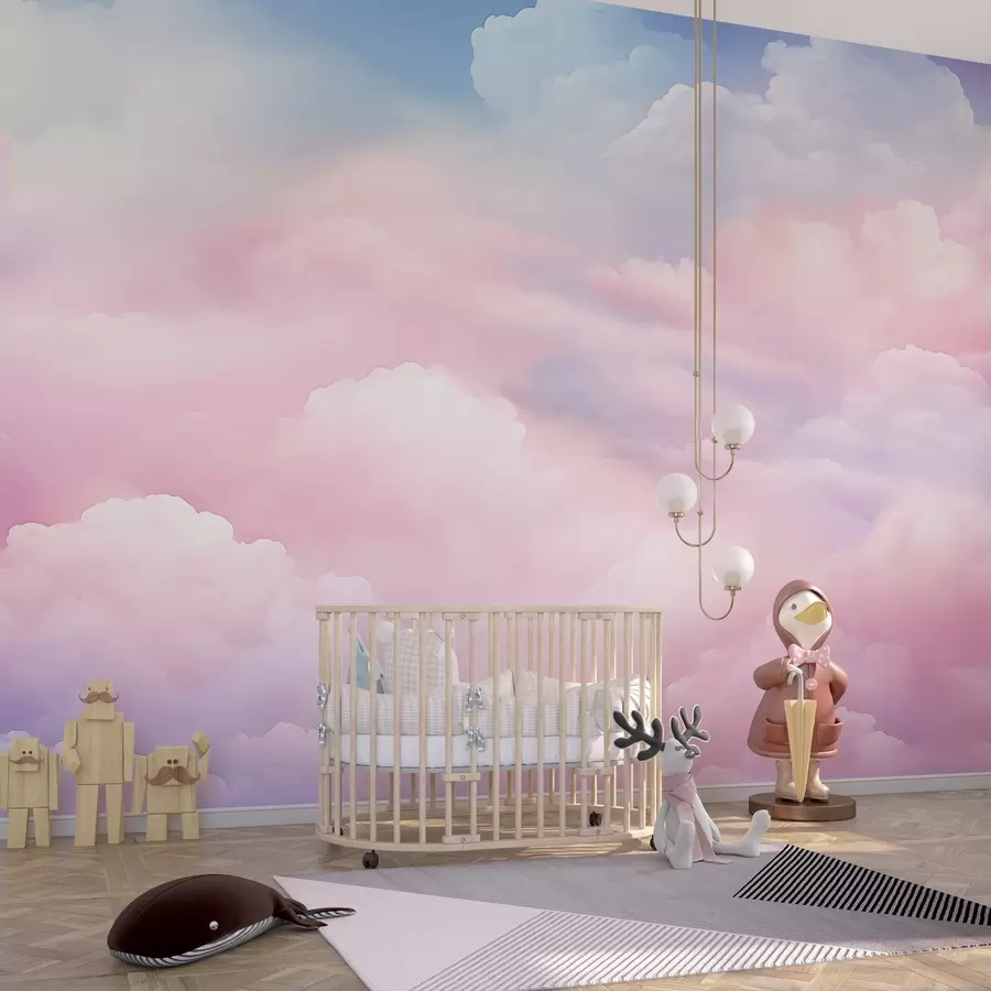 murais de parede Nuvens coloridas w04387