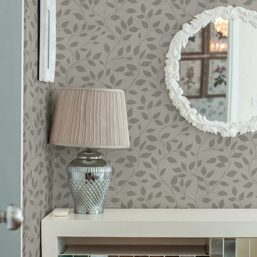 murais de parede Vinhas monocromáticas sobre uma tela de textura fina a00386