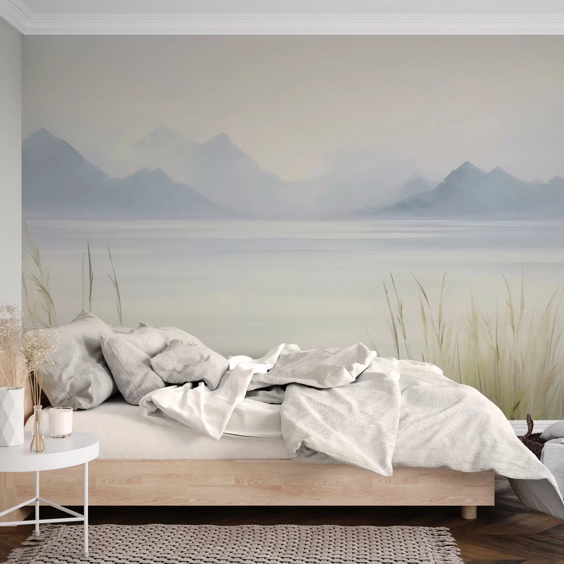 murais de parede Lago de montanha w04409
