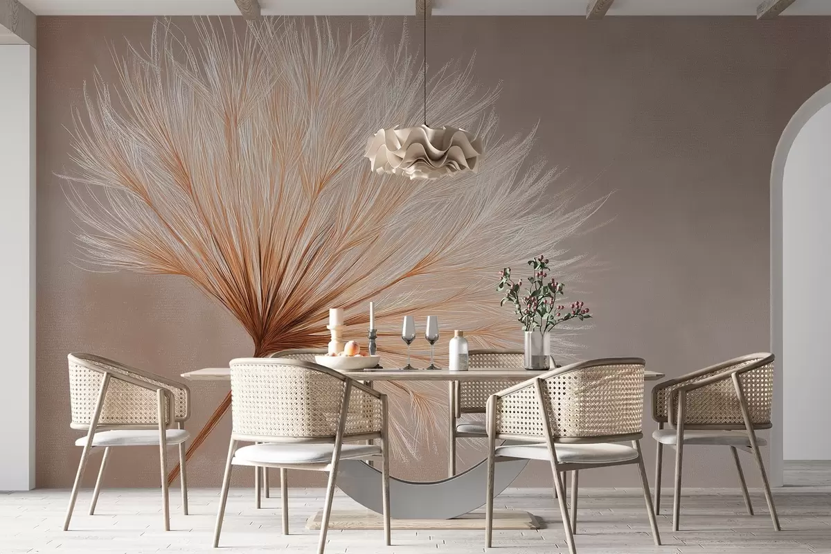 murais de parede Flor pastel w04422