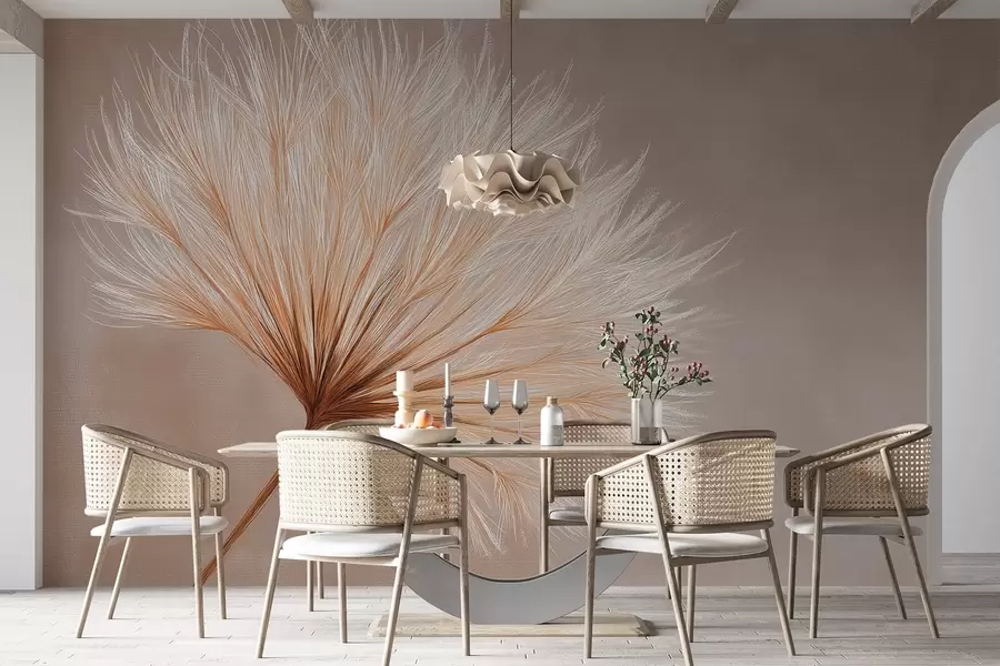 murais de parede Flor pastel w04422