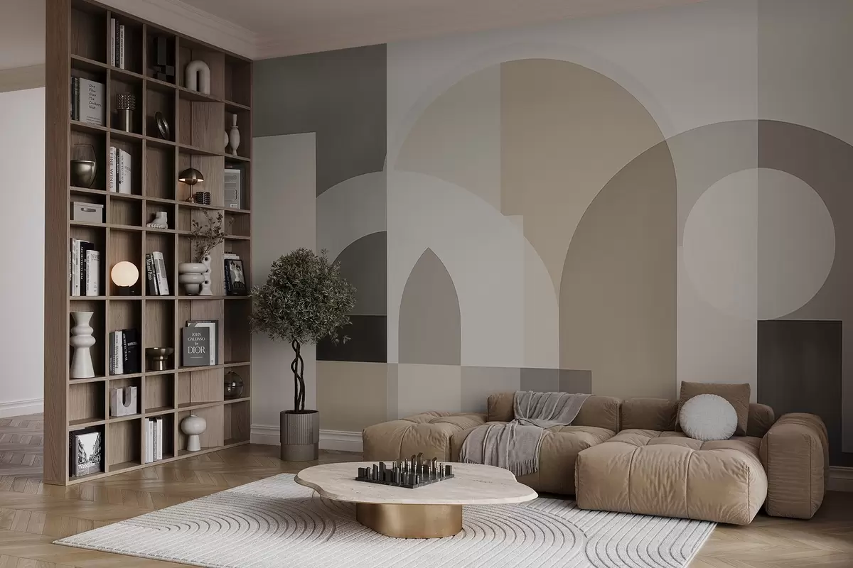 murais de parede Geometria abstrata abstrata w04440