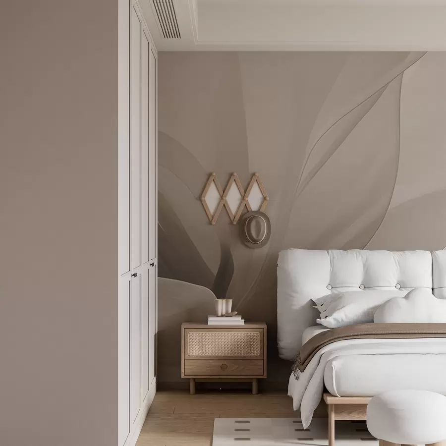 murais de parede Flor abstrata w04435