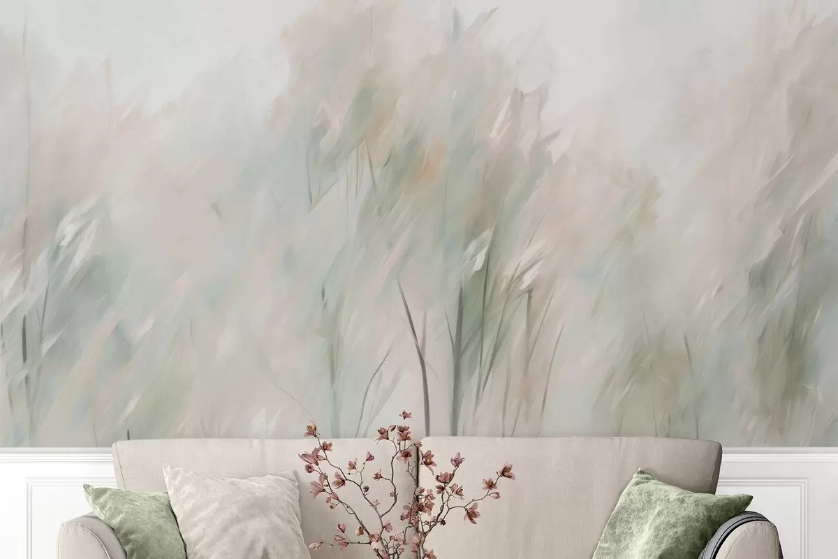 murais de parede Pintura de imitação de árvores w04411v1