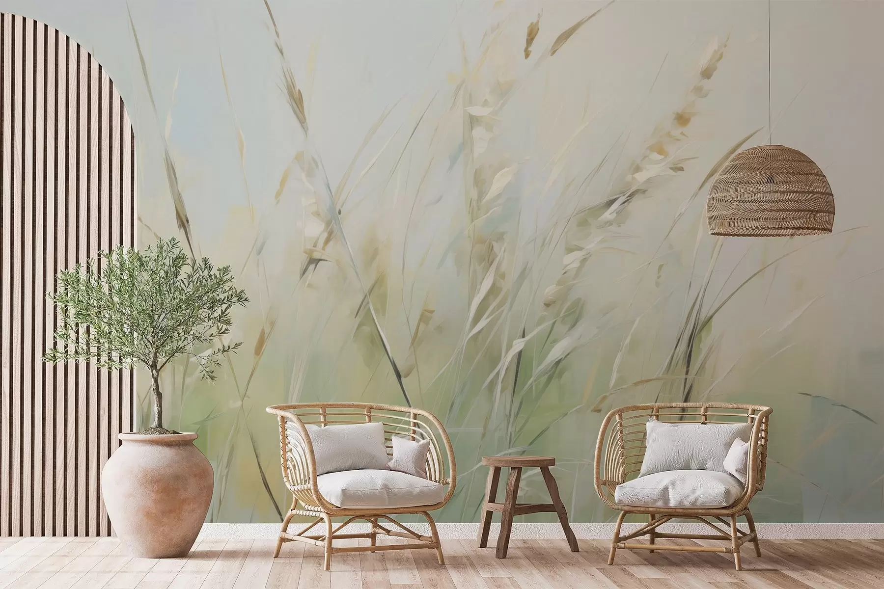 murais de parede Pintura de imitação de relva w04484