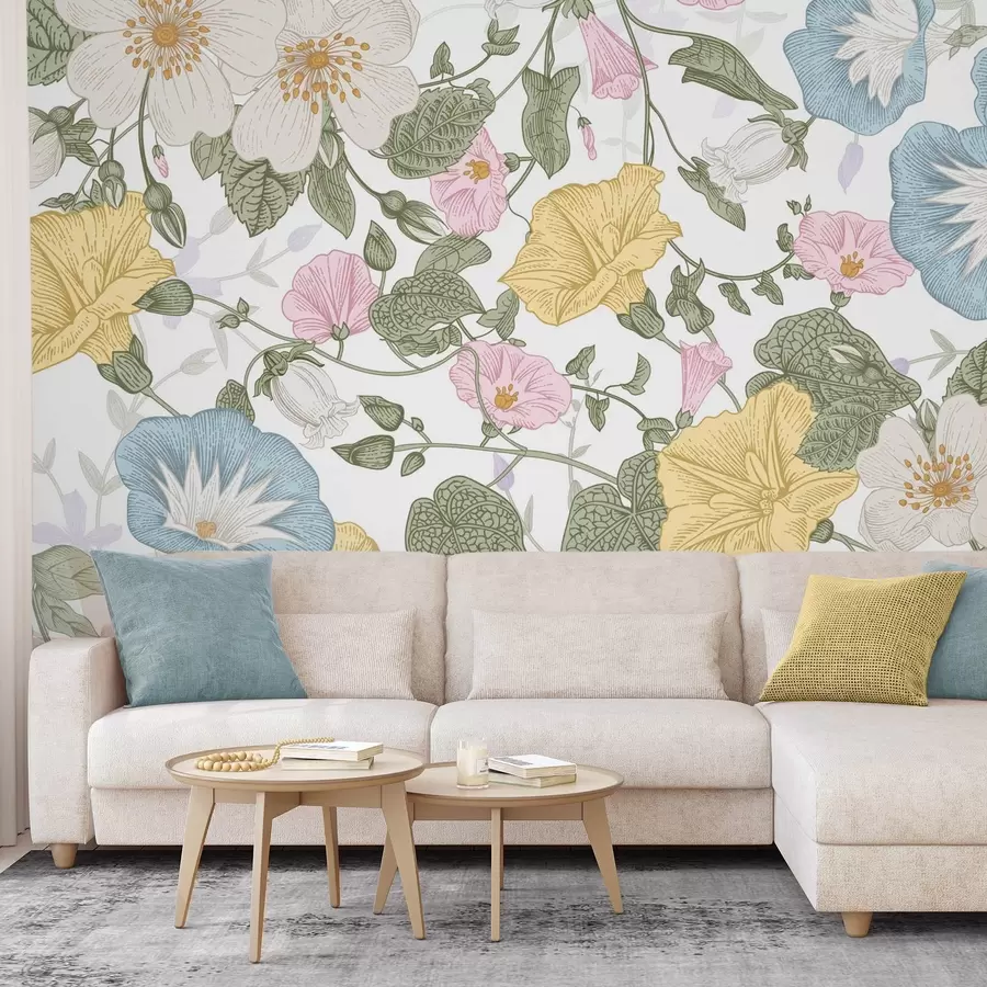 murais de parede Flores w04490