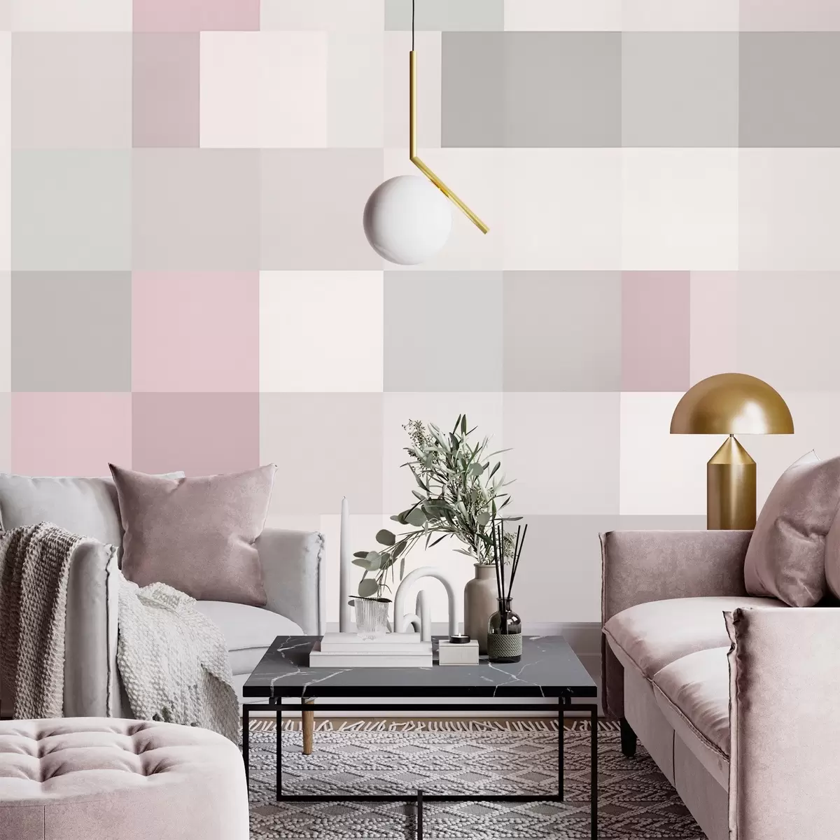 murais de parede Geometria w04476v3