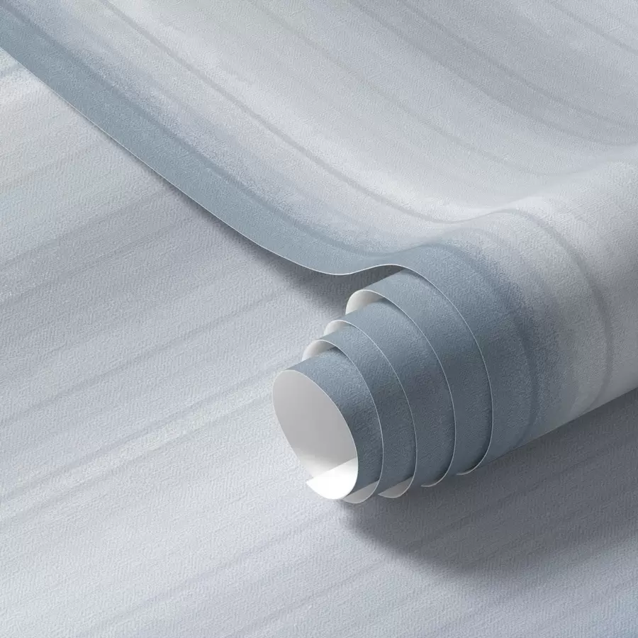 murais de parede Riscas suaves em gradiente azul-cinzento a00506