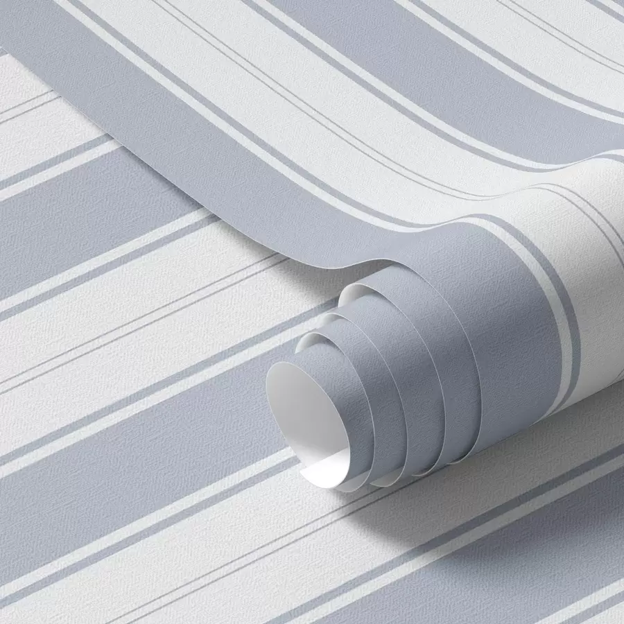 murais de parede Versão com riscas repetidas em tons de cinzento-azul a00517