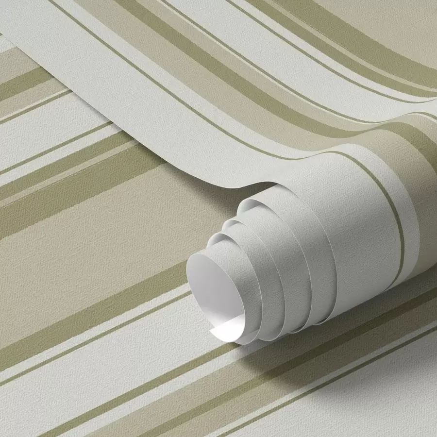 murais de parede Fundo creme com riscas cinzento-bege de diferentes larguras a00521