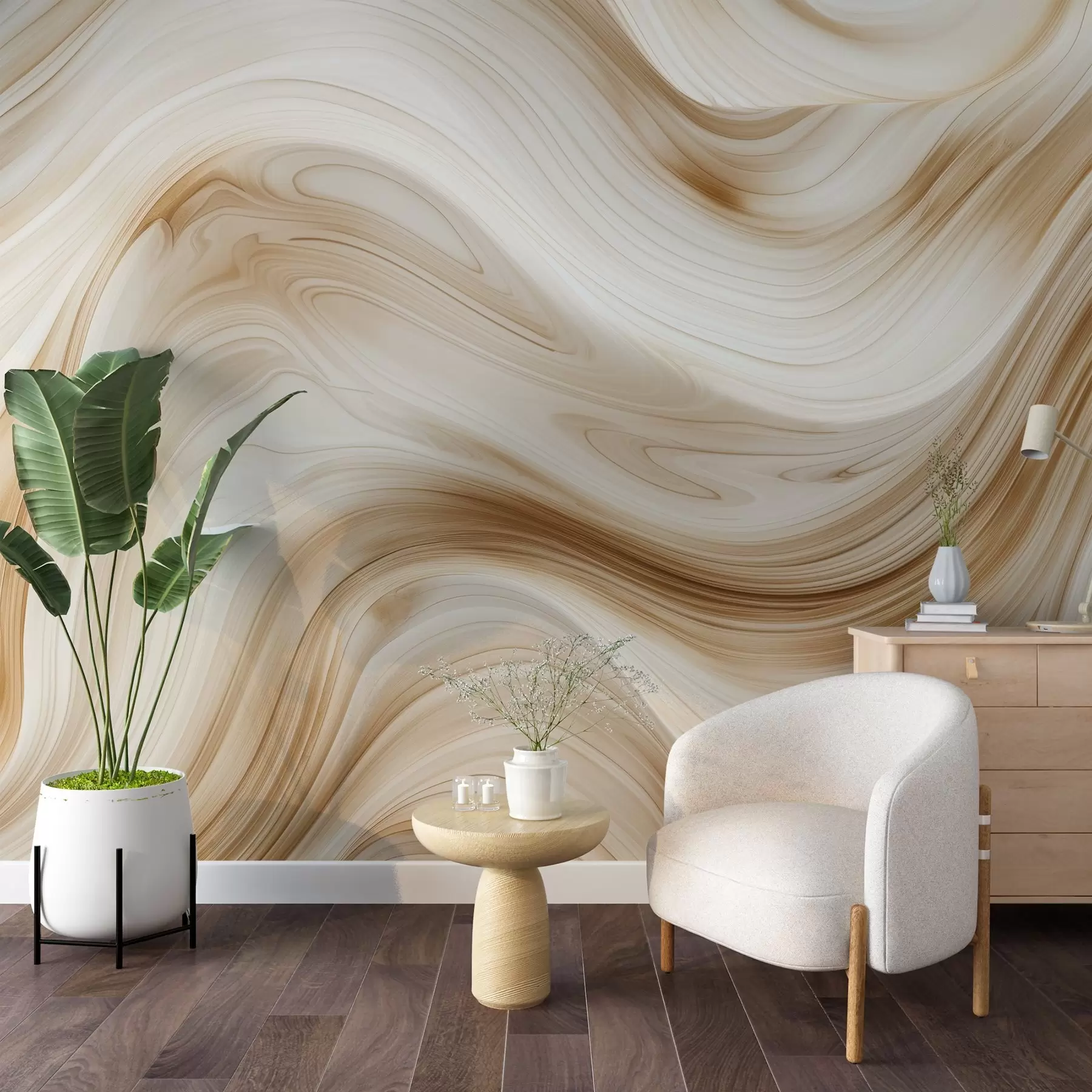 murais de parede Linhas abstractas w04513