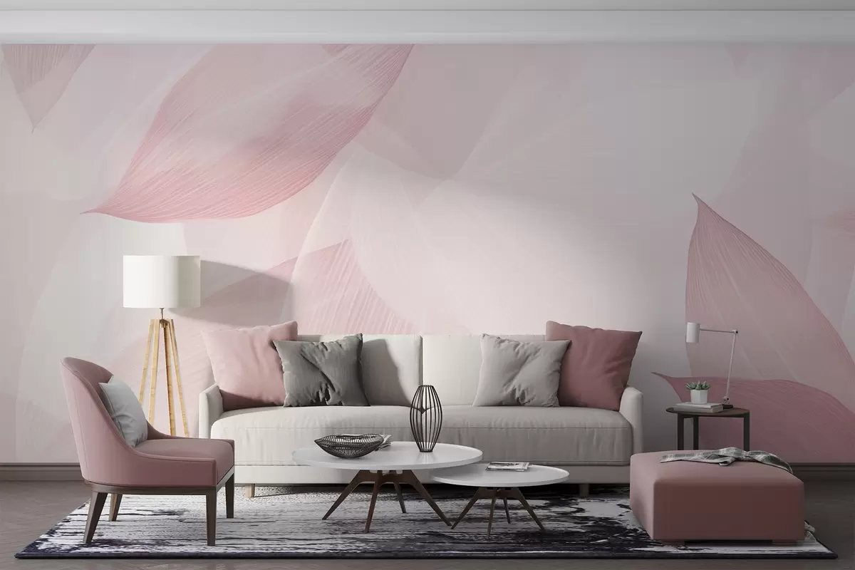 murais de parede Folhas afiadas w04517