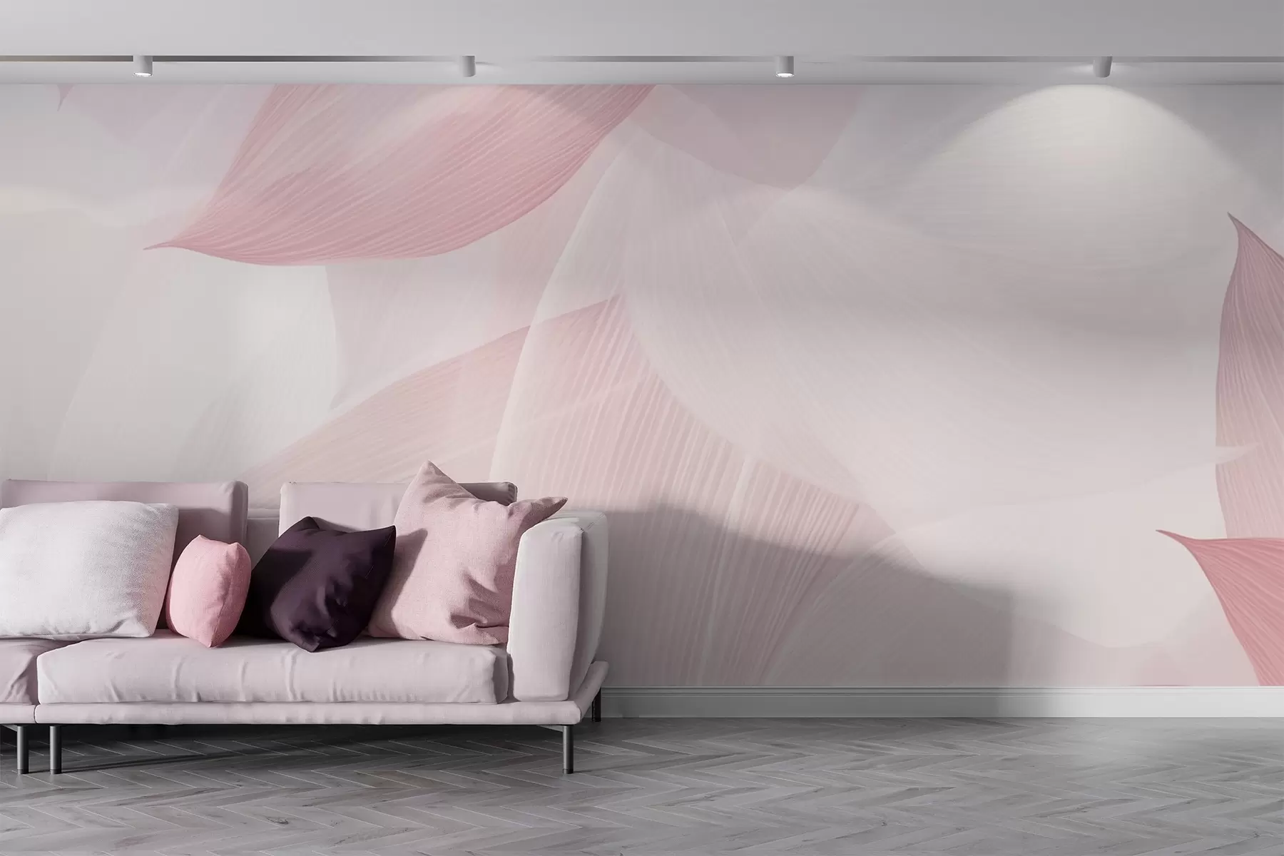 murais de parede Folhas afiadas w04517