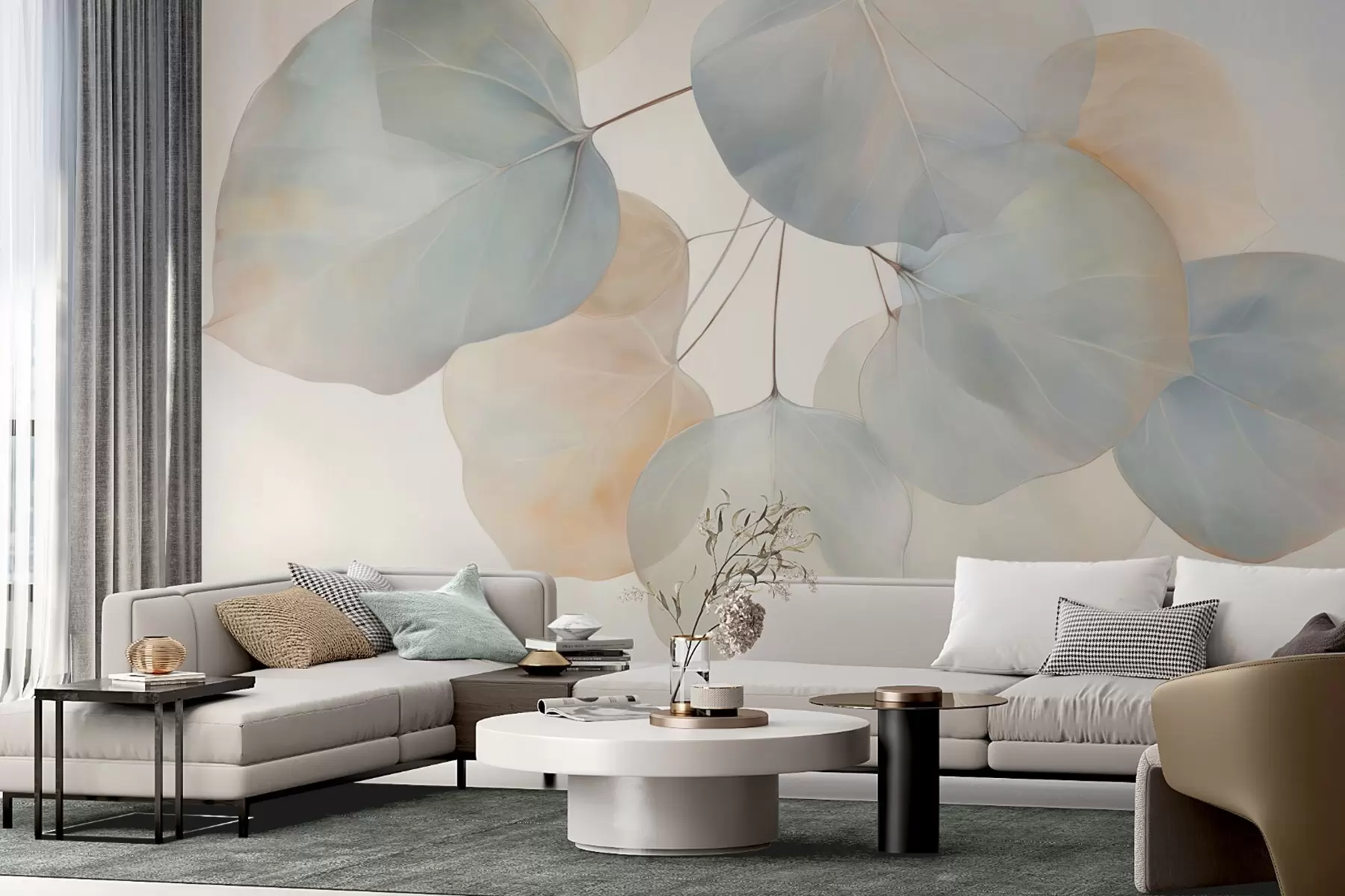 murais de parede Folhas enormes w04599