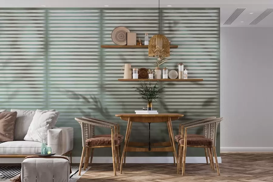 murais de parede Véu folhoso w04569